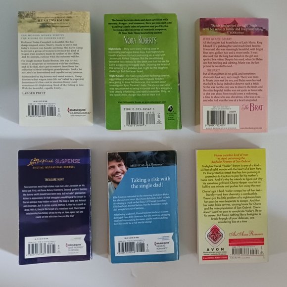6 romance novels - Picture 2 of 2
